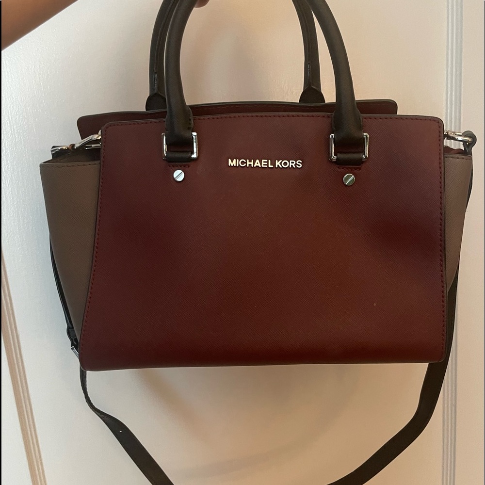 Maroon Selma Purse